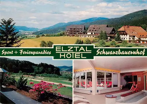 AK / Ansichtskarte  Winden_Elztal Sport und Ferienhotel Elztal Hotel Schwarzbauernhof Panorama