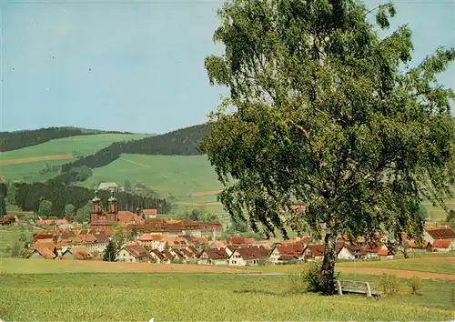 AK / Ansichtskarte 73929309 St_Peter_Schwarzwald mit Seminar und Pfarrkirche