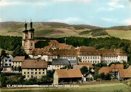 AK / Ansichtskarte  St_Peter_Schwarzwald Pfarrkirche Kandelblick