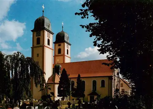 AK / Ansichtskarte  St_Maergen Pfarr und Wallfahrtskirche Mariae Himmelfahrt