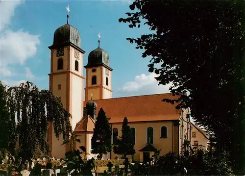 AK / Ansichtskarte 73929356 St_Maergen Pfarr und Wallfahrtskirche Mariae Himmelfahrt