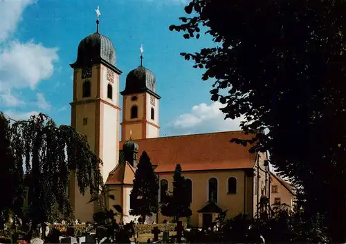 AK / Ansichtskarte 73929411 St_Maergen Pfarr und Wallfahrtskirche Mariae Himmelfahrt