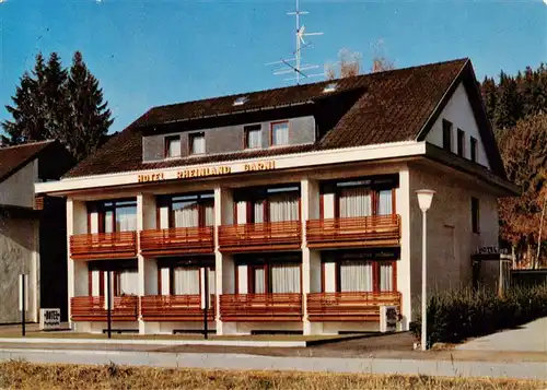 AK / Ansichtskarte  Titisee-Neustadt Hotel Rheinland Garni