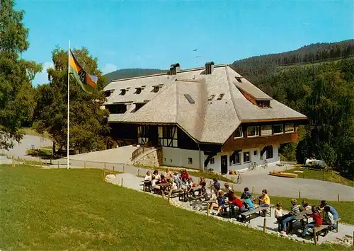 AK / Ansichtskarte 73929466 Titisee-Neustadt Jugendherberge Veltishof Terrasse