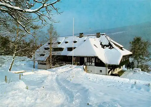 AK / Ansichtskarte 73929467 Titisee-Neustadt Jugendherberge Veltishof Winteridyll