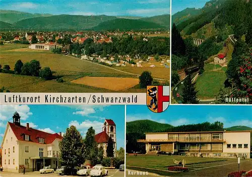 AK / Ansichtskarte 73929611 Kirchzarten Fliegeraufnahme Hoellental Gasthaus Kirche Kurhaus