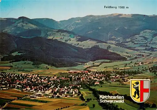 AK / Ansichtskarte 73929619 Kirchzarten Fliegeraufnahme mit Feldberg
