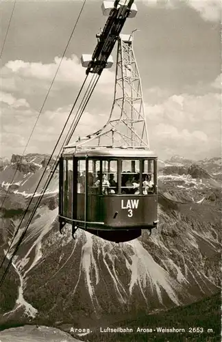 AK / Ansichtskarte  Seilbahn_Cable-Car_Telepherique Arosa Weisshorn 