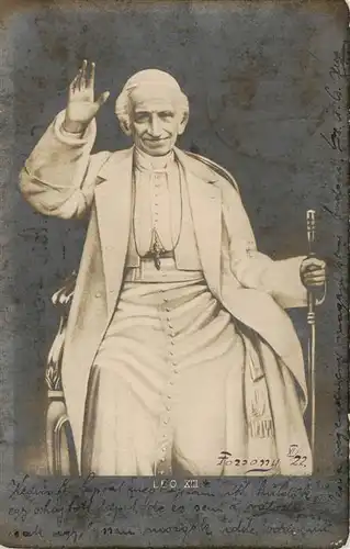 AK / Ansichtskarte  Papst_Pope_Pape Leo XIII 