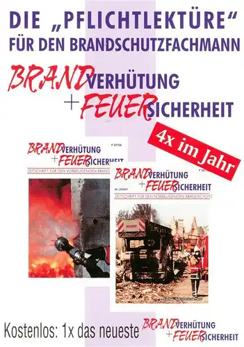 AK / Ansichtskarte  Werbung_Reklame Feuerwehr Brand Verhuetung Feuer Sicherheit