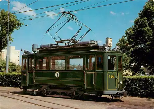 AK / Ansichtskarte  Strassenbahn_Tramway-- Basler Verkehrsbetribe Be 2/2 126 