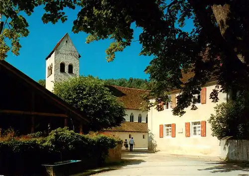 AK / Ansichtskarte  Sulzburg_Freiburg St Cyriak Kirche mit Geburtshaus Ernst Leitz