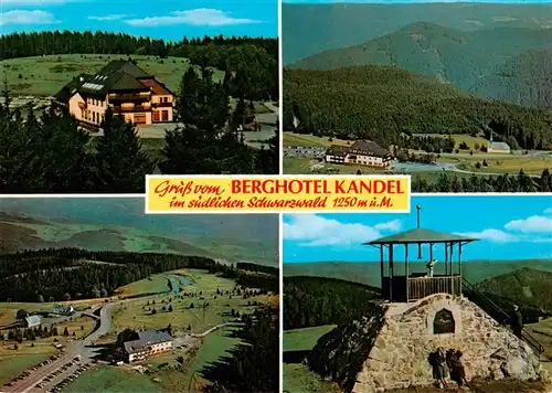 AK / Ansichtskarte  Kandel_Breisgau Berghotel Kandel Fliegeraufnahmen Kandelpyramide