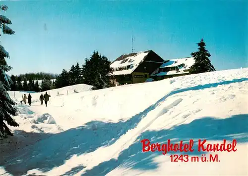 AK / Ansichtskarte  Kandel_Breisgau Berghotel Kandel