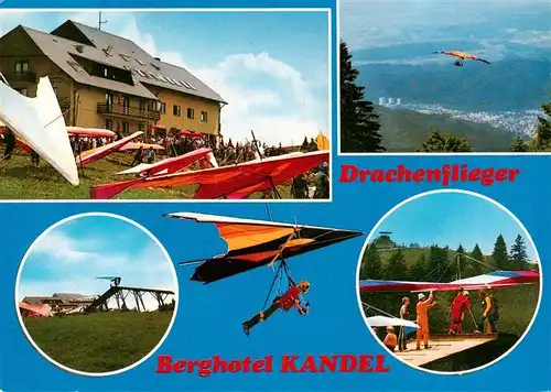 AK / Ansichtskarte  Kandel_Breisgau Berghotel Kandel Drachenflieger Details