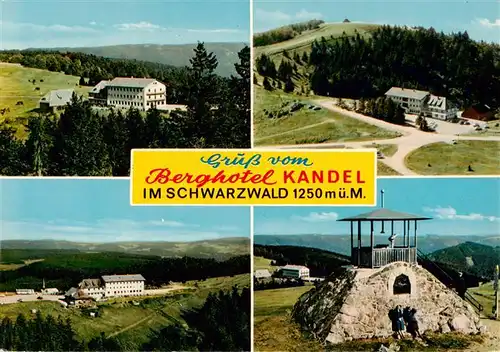 AK / Ansichtskarte  Kandel_Breisgau Berghotel Kandel mit Kandelpyramide