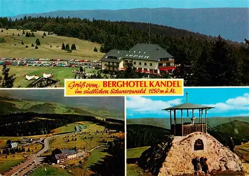 AK / Ansichtskarte  Kandel_Breisgau Berghotel Kandel Fliegeraufnahme Kandelpyramide