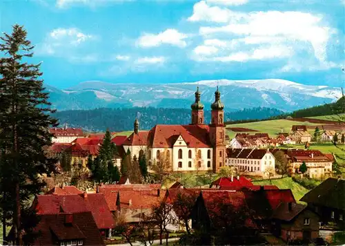 AK / Ansichtskarte  St_Peter_Schwarzwald Seminar und Pfarrkirche