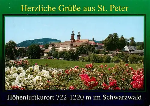 AK / Ansichtskarte 73929929 St_Peter_Schwarzwald Seminar und Pfarrkirche