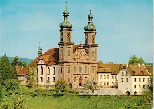 AK / Ansichtskarte  St_Peter_Schwarzwald Seminar und Pfarrkirche 