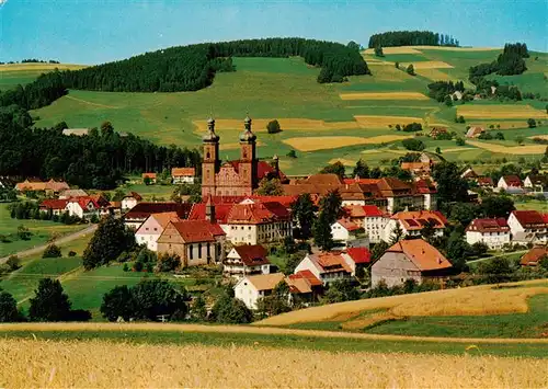 AK / Ansichtskarte  St_Peter_Schwarzwald Seminar und Pfarrkirche 