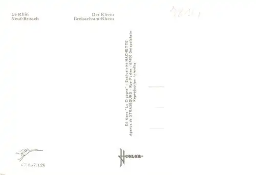 AK / Ansichtskarte  Breisach_Rhein Stephansmuenster Rheinpartie