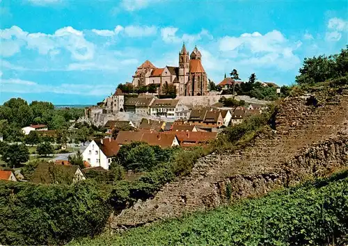 AK / Ansichtskarte 73929996 Breisach_Rhein Panorama mit Stephansmuenster