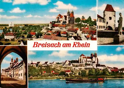 AK / Ansichtskarte 73930009 Breisach_Rhein Stadtpanorama Blick zum Muenster