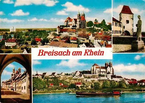 AK / Ansichtskarte 73930010 Breisach_Rhein Stadtpanorama Blick zum Muenster