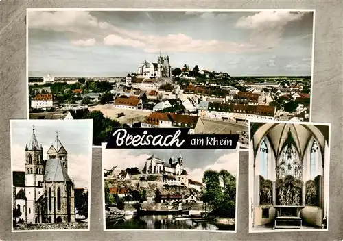 AK / Ansichtskarte 73930019 Breisach_Rhein Panorama mit St. Stephansmuenster