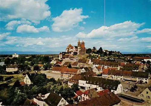 AK / Ansichtskarte 73930032 Breisach_Rhein Stadtpanorama Marktplatz und Muensterberg