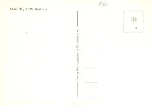 AK / Ansichtskarte  Aurich_Ostfriesland Rathaus