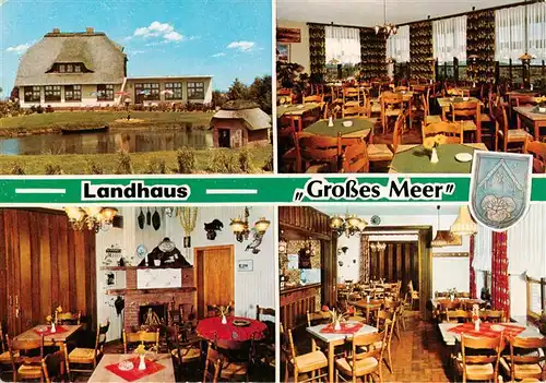 AK / Ansichtskarte 73930080 Bedekaspel Restaurant Landhaus Grosses Meer Gastraeume