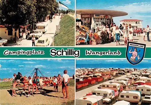 AK / Ansichtskarte  Wangerland Campingplatz Schillig Kiosk Spielplatz Strandstrasse