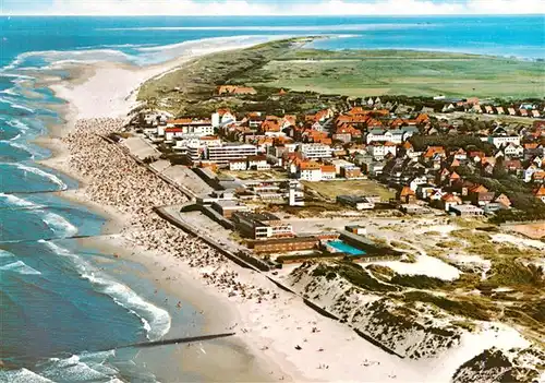 AK / Ansichtskarte  Wangerooge_Wangeroog_Nordseebad Fliegeraufnahme