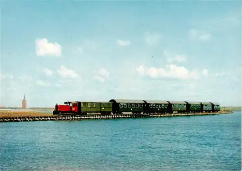 AK / Ansichtskarte  Wangerooge_Wangeroog_Nordseebad Inselbahn