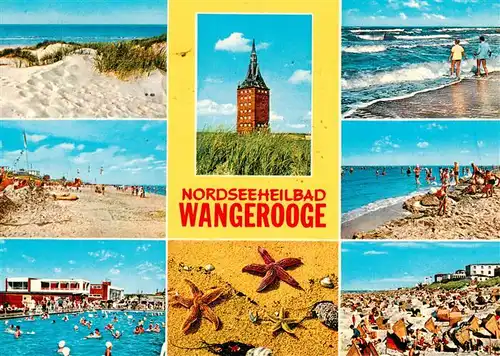 AK / Ansichtskarte  Wangerooge_Wangeroog_Nordseebad Strandpartien Freibad Westturm 