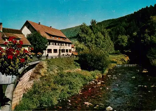 AK / Ansichtskarte  Oberwolfach Gasthof Pension Hirschen an der Wolf Schwarzwald