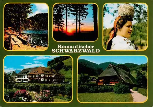 AK / Ansichtskarte 73930324 Oberwolfach Impressionen romantischer Schwarzwald Bauernhaus Braut Trachten See Natur