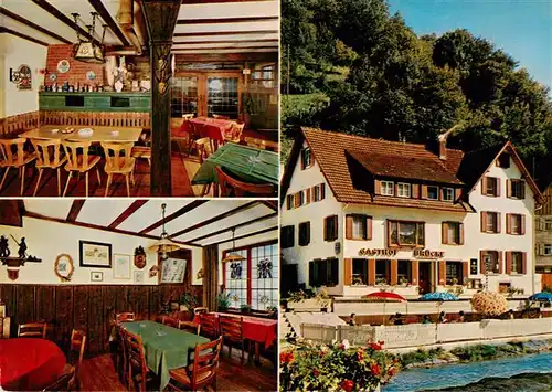 AK / Ansichtskarte 73930356 Schiltach Gasthof Pension zur Bruecke Restaurant