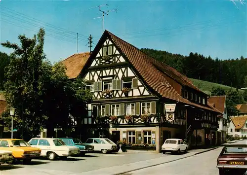 AK / Ansichtskarte  Schenkenzell Gasthof Sonne Fachwerkhaus