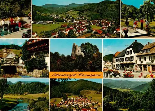 AK / Ansichtskarte 73930366 Schenkenzell Panorama Ortsmotive Minigolf Wassertreten Landschaft