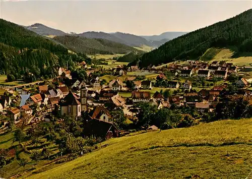 AK / Ansichtskarte  Schenkenzell Panorama Luftkurort im Schwarzwald