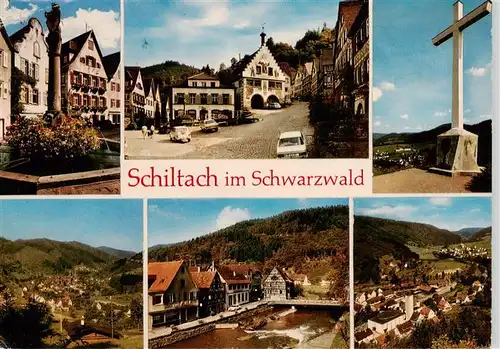 AK / Ansichtskarte 73930399 Schiltach Teilansichten Luftkurort im Schwarzwald Kreuz