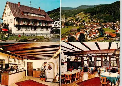 AK / Ansichtskarte  Schenkenzell Panorama Luftkurort im Schwarzwald Gasthof Hotel