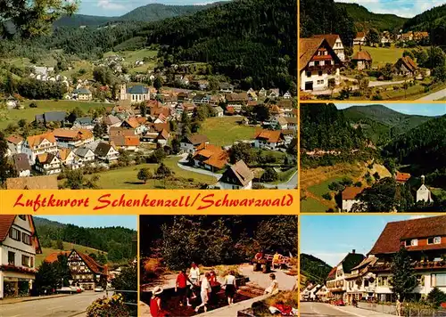 AK / Ansichtskarte  Schenkenzell Teilansichten Luftkurort im Schwarzwald Kaltbrunn Kloster Wittichen