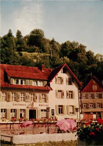 AK / Ansichtskarte 73930419 Schiltach Gasthaus Pension Bruecke Luftkurort im Schwarzwald
