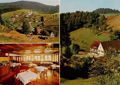 AK / Ansichtskarte 73930420 St_Roman_Wolfach Gasthof Pension Adler Panorama Schwarzwald