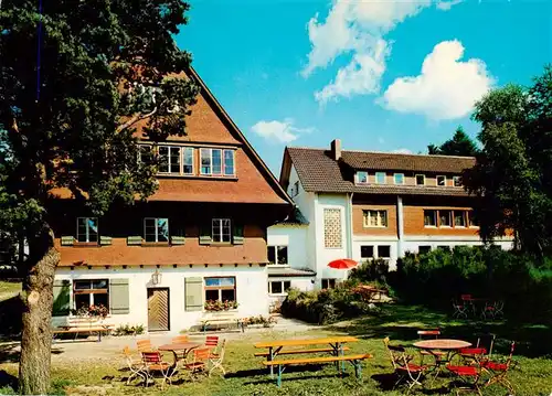 AK / Ansichtskarte 73930434 Kirnbach_Wolfach Naturfreundehaus Sommerecke Garten