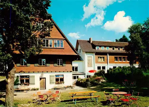 AK / Ansichtskarte  Kirnbach_Wolfach Naturfreundehaus Sommerecke Garten